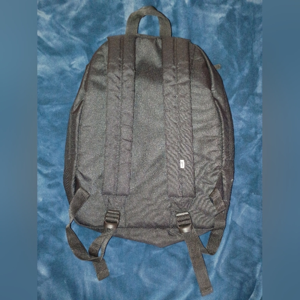 Vans Backpack w/ Colorful Sparkly Checkered Pattern & Matching Lunch Bag - Picture 3 of 7